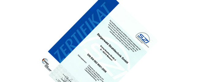 Elektronenstrahlmaschine ISO 9001:2008